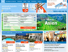 Tablet Screenshot of lastminute-flughafen-hamburg.de